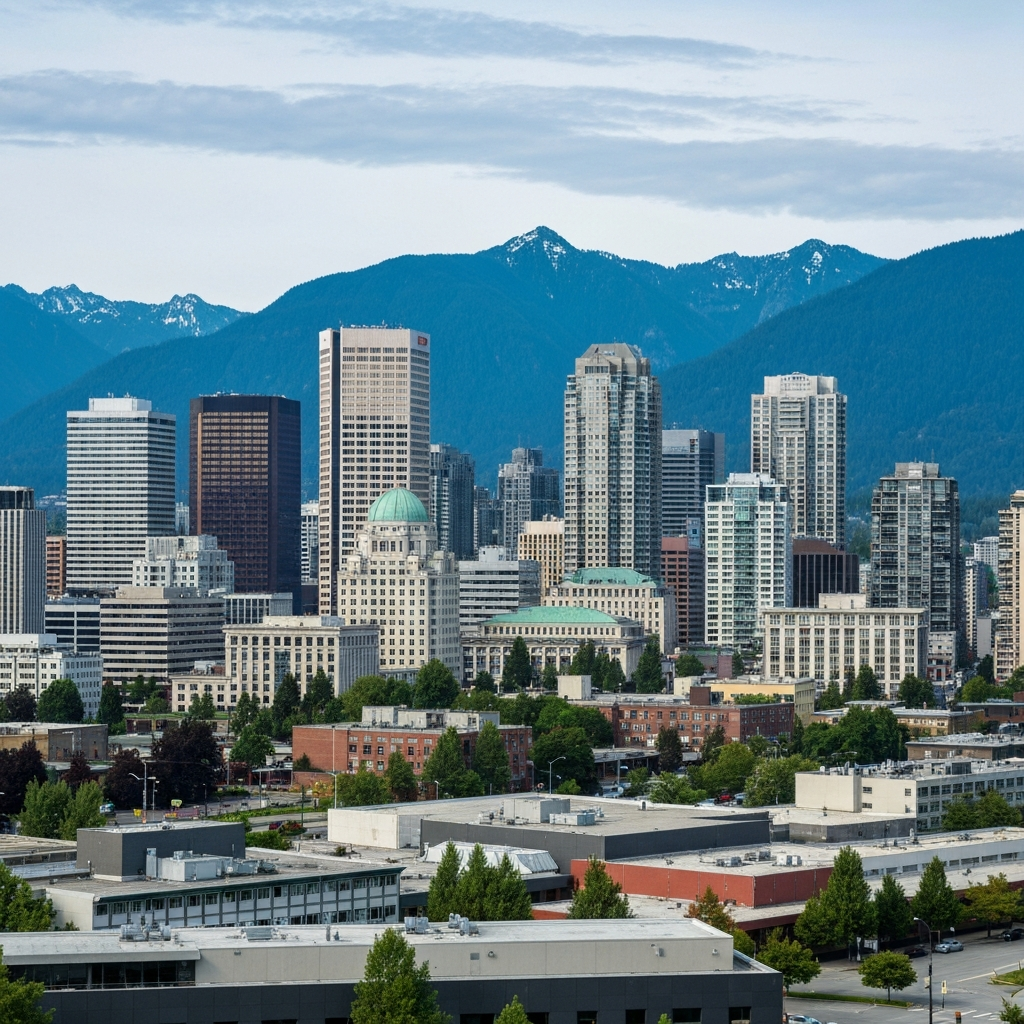 British Columbia city skyline