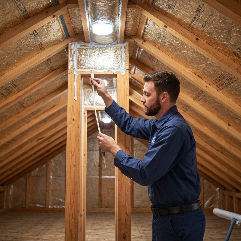 Whole-home air sealing and weatherization