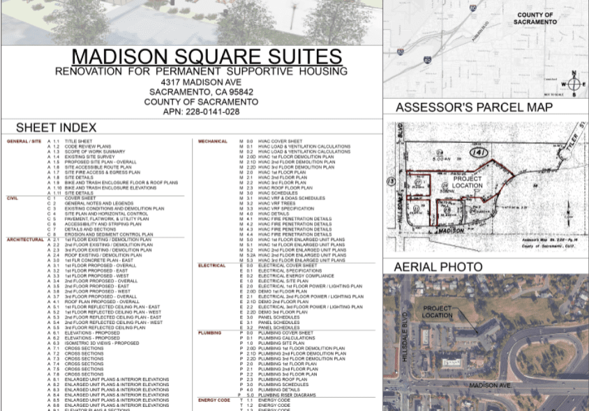 MADISON SQUARE SUITES, SACRAMENTO CA
