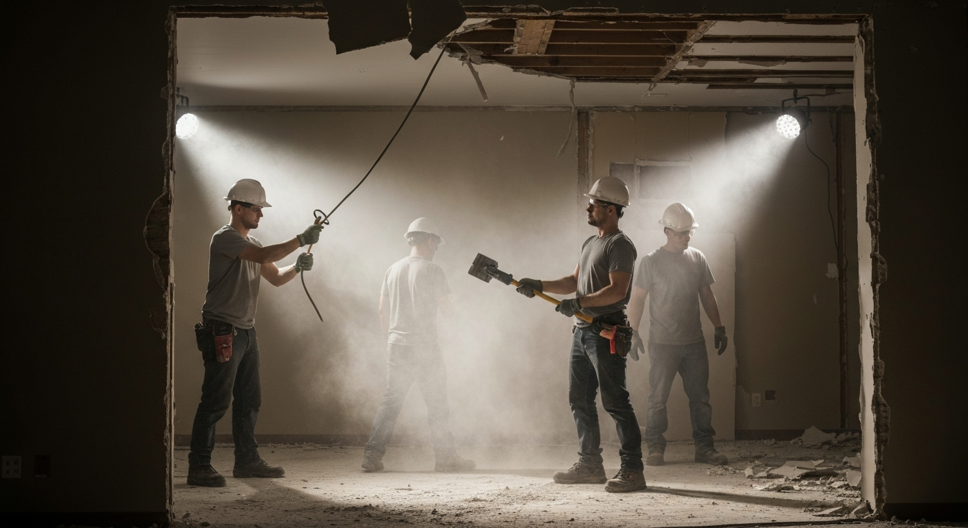 What to Expect During a Light Demolition Project