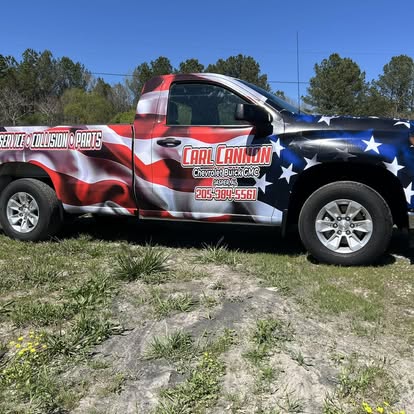 Fleet of wrapped vehicles