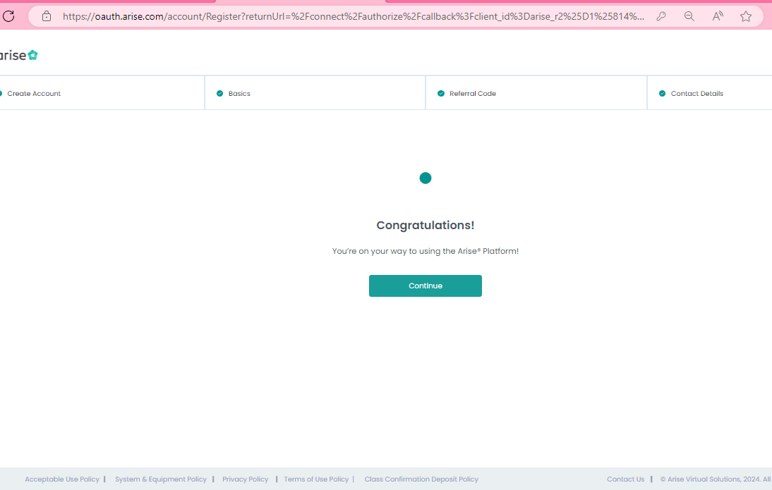 Step 8: Review Confirmation Screen