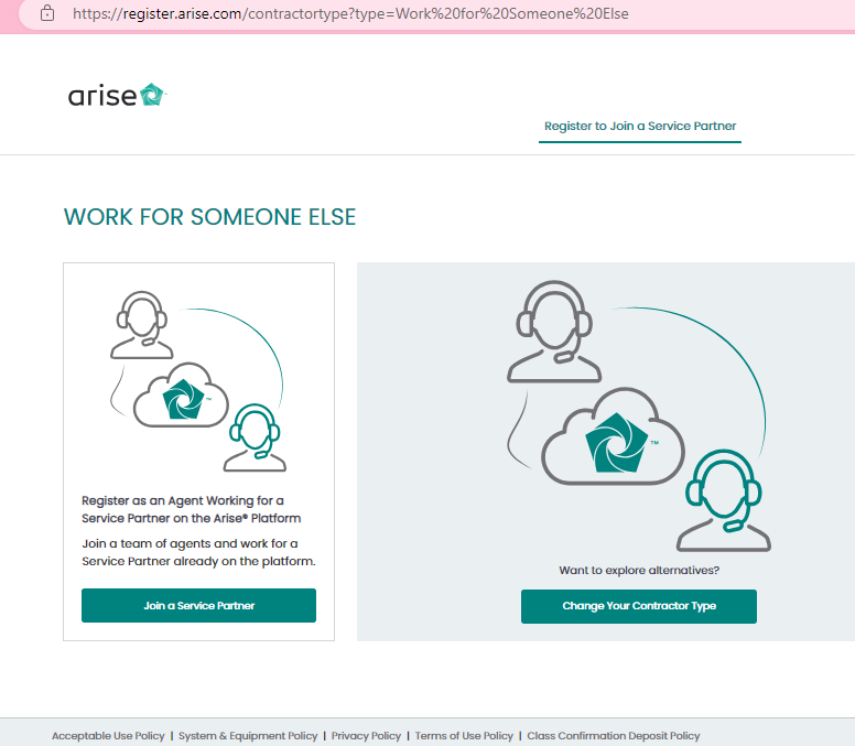 Step 16: Click 'Join a Service Partner'