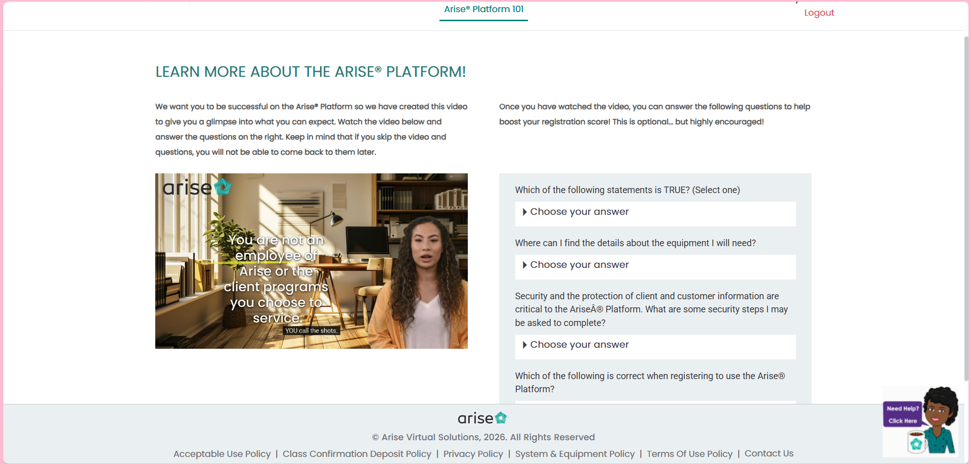 Step 14: Learn More About the Platform (Score Booster)