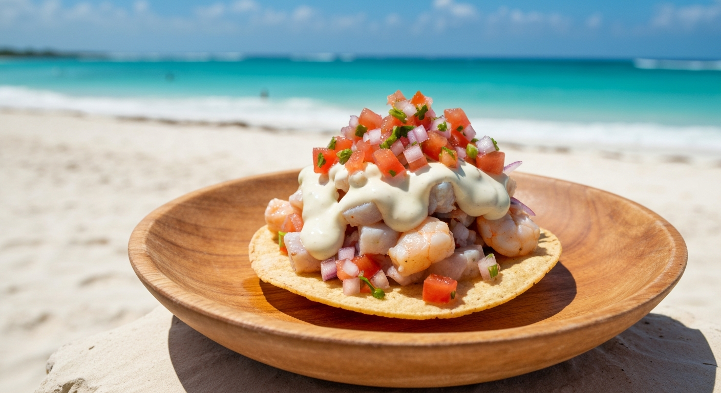 Tostadas de Mariscos