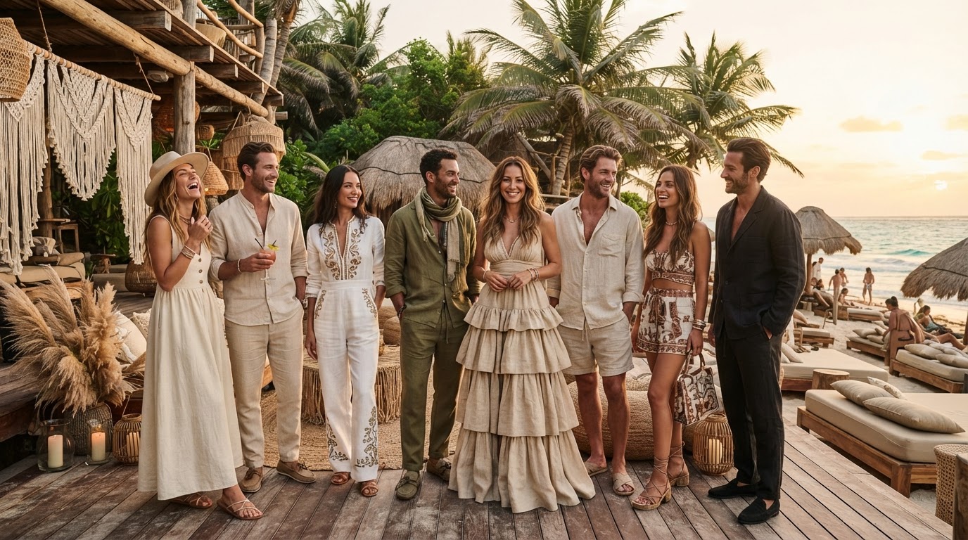 Equipo de Embajadores miTulum Boho Fashion Style