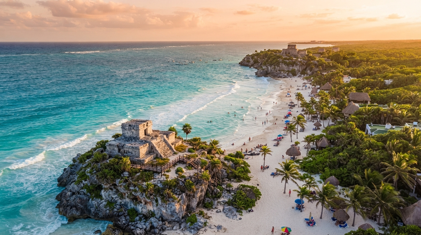El Castillo al atardecer