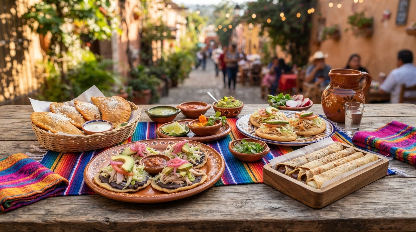 Antojitos mexicanos tradicionales