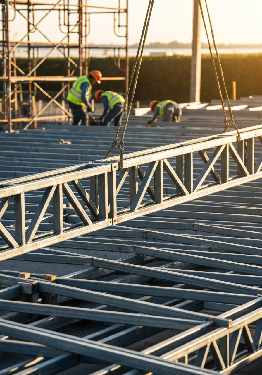 Structural Framework - J&Z Roofmasters Roofing Project in Cebu