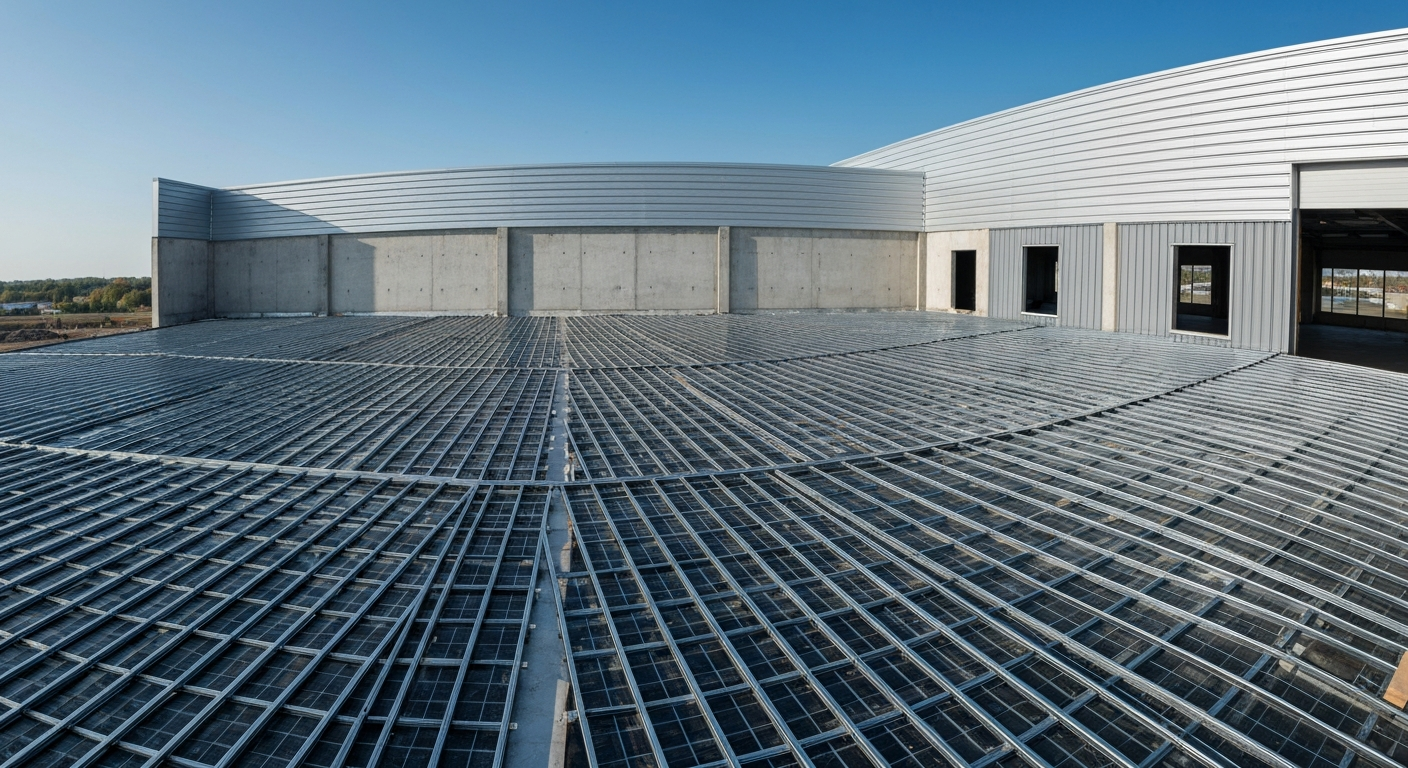 Warehouse Steel Deck - J&Z Roofmasters Roofing Project in Cebu