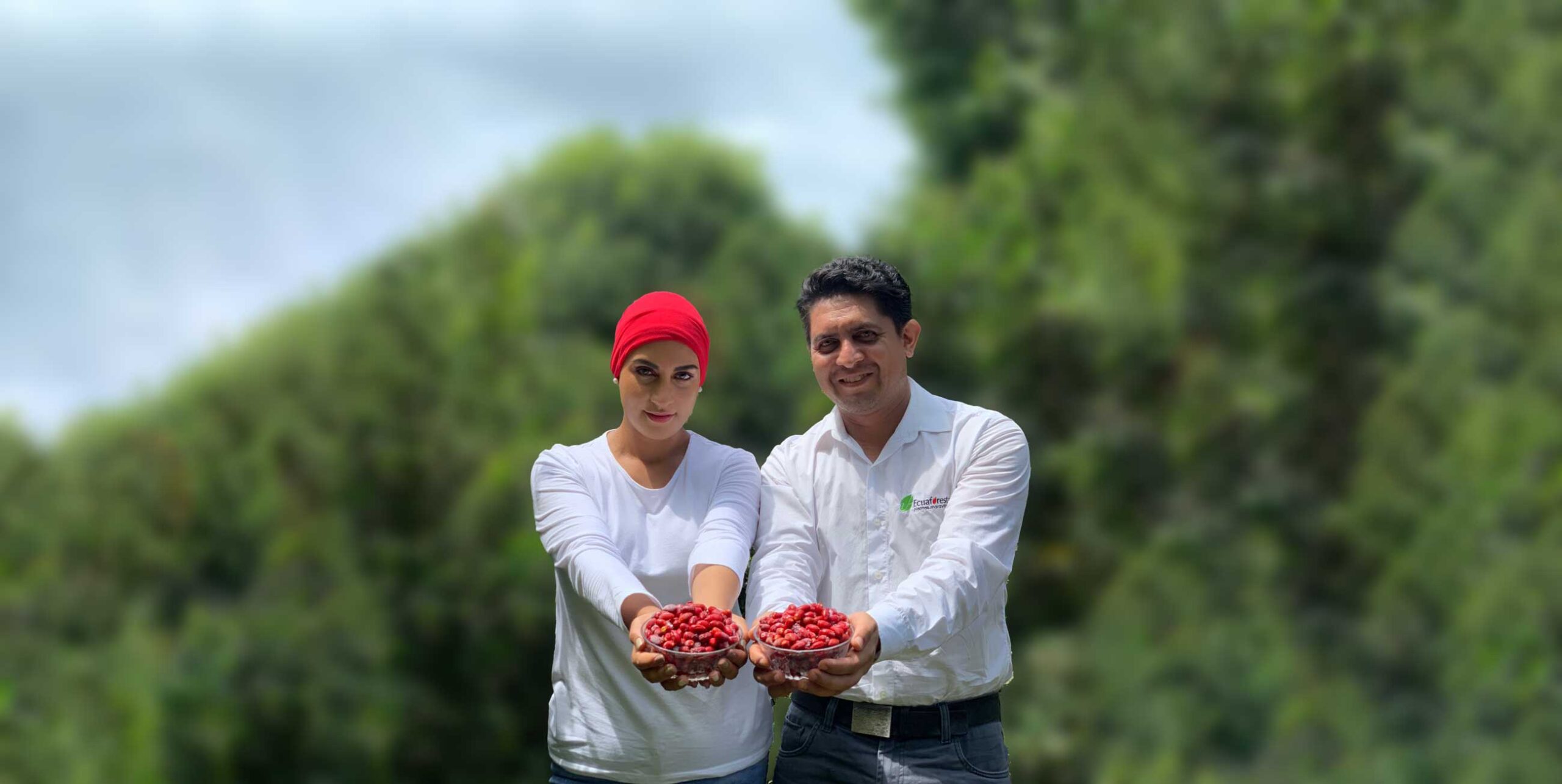 Familia Tapia González en la finca de Zafru