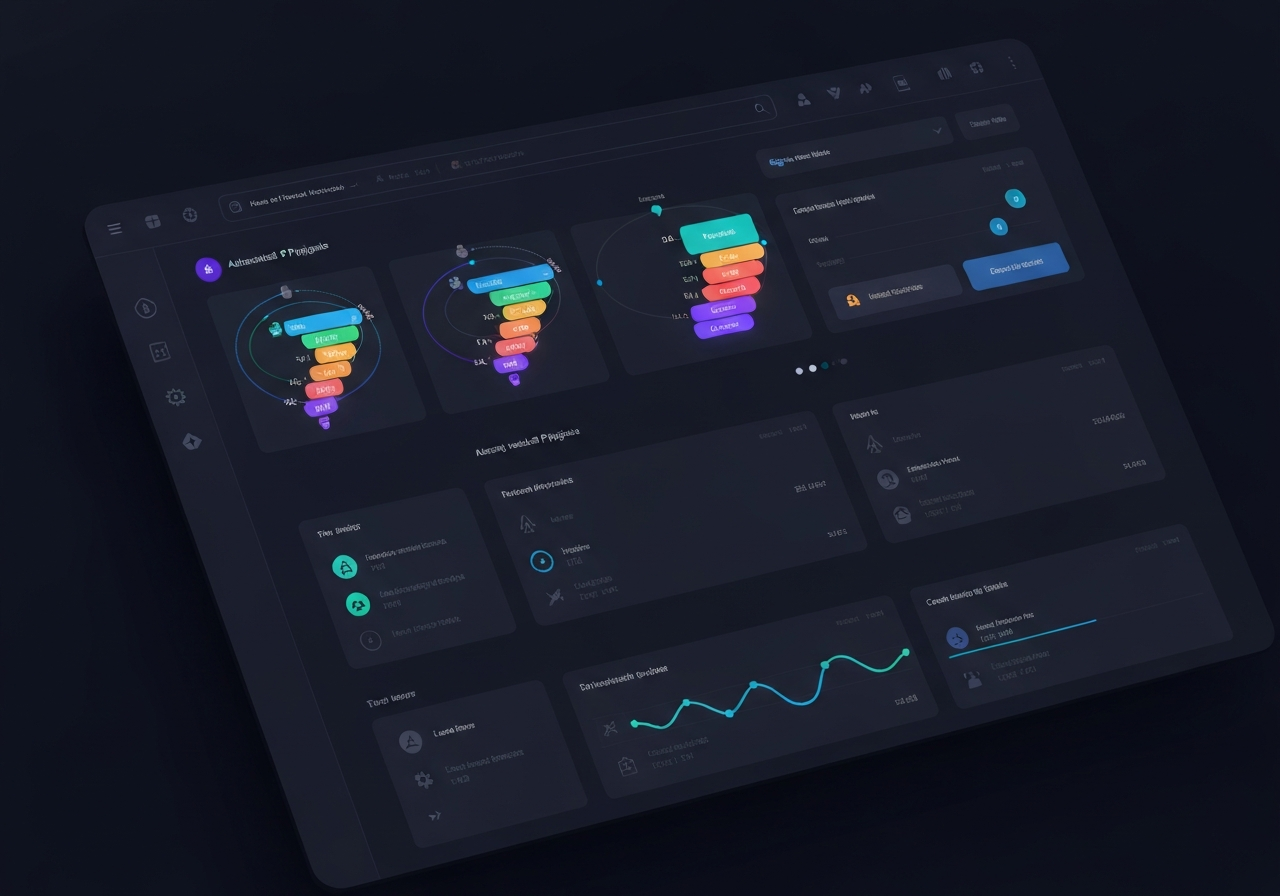 S.M.A.I.S. predictive analytics dashboard for a local service provider showing revenue forecasts and customer behavior insights