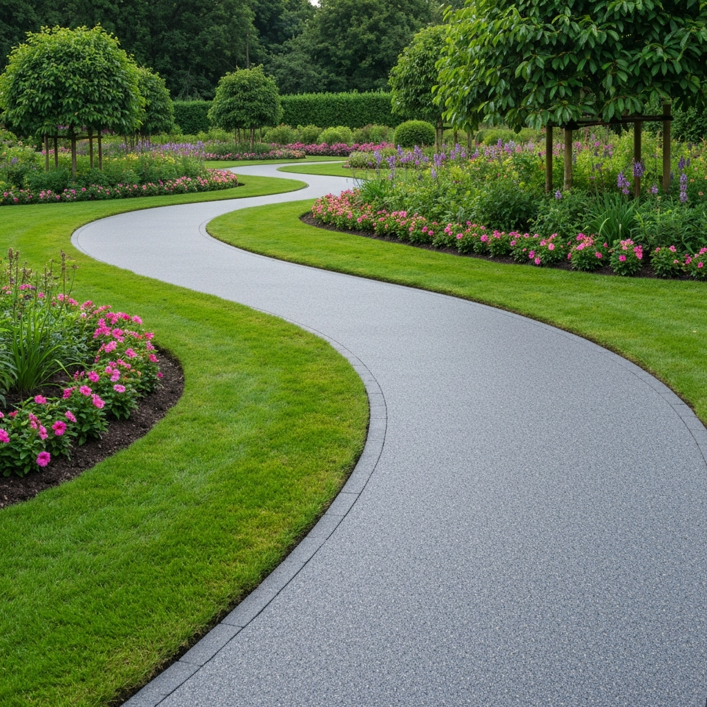 Resin driveway project example 1 completed in Ross-on-Wye