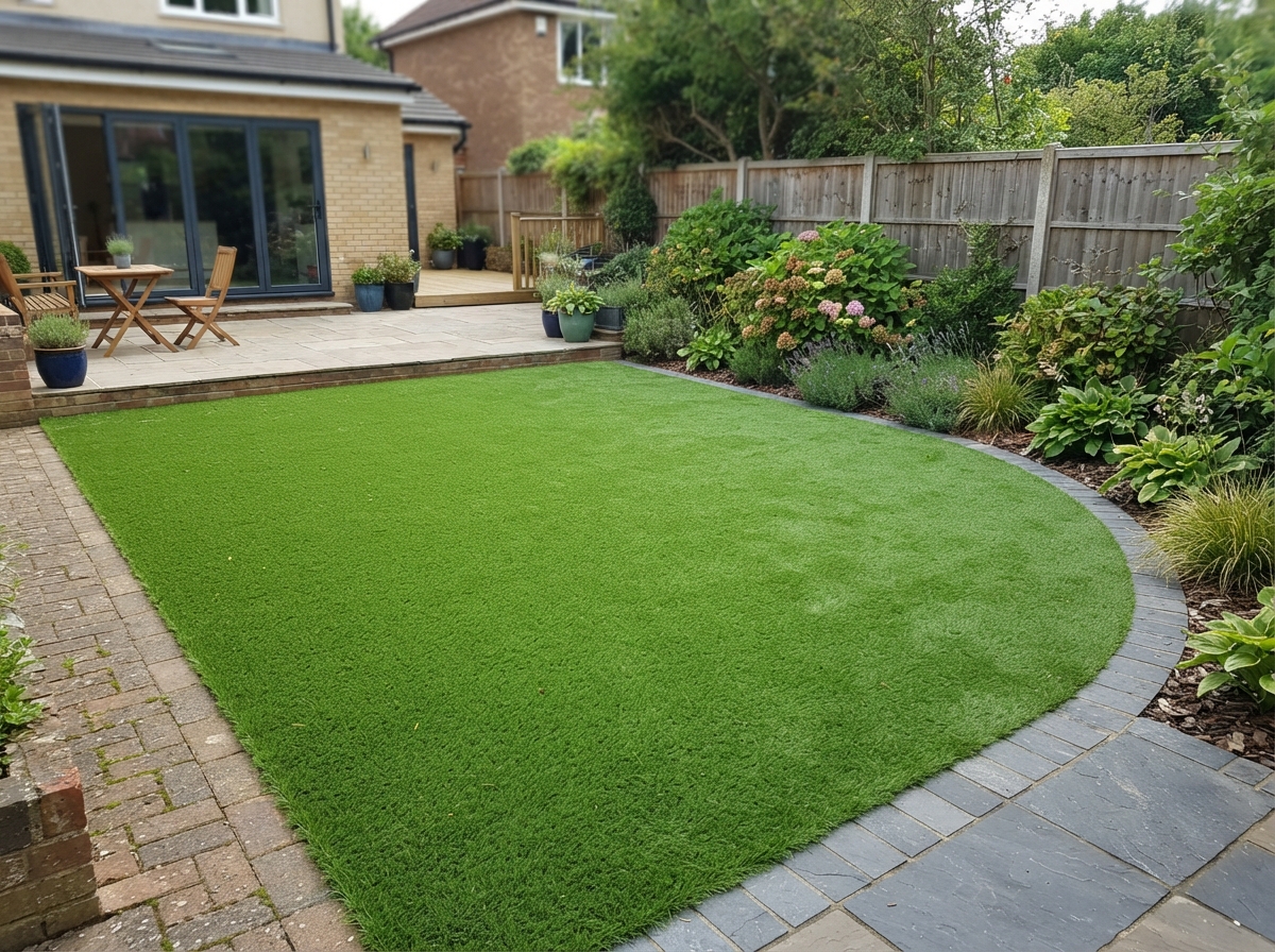 AstroTurf installation by Hereford Resin Driveways