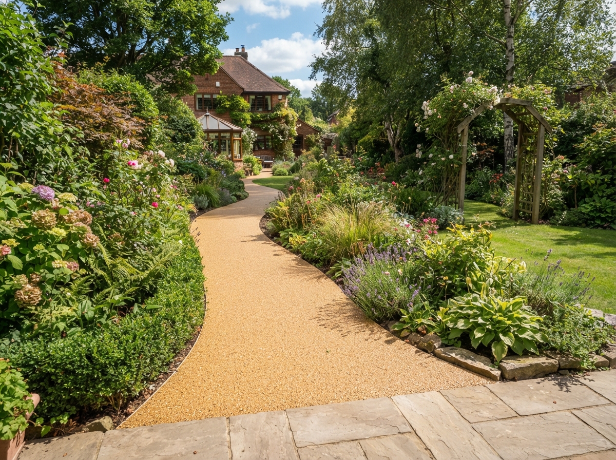 Resin Pathways installation by Hereford Resin Driveways