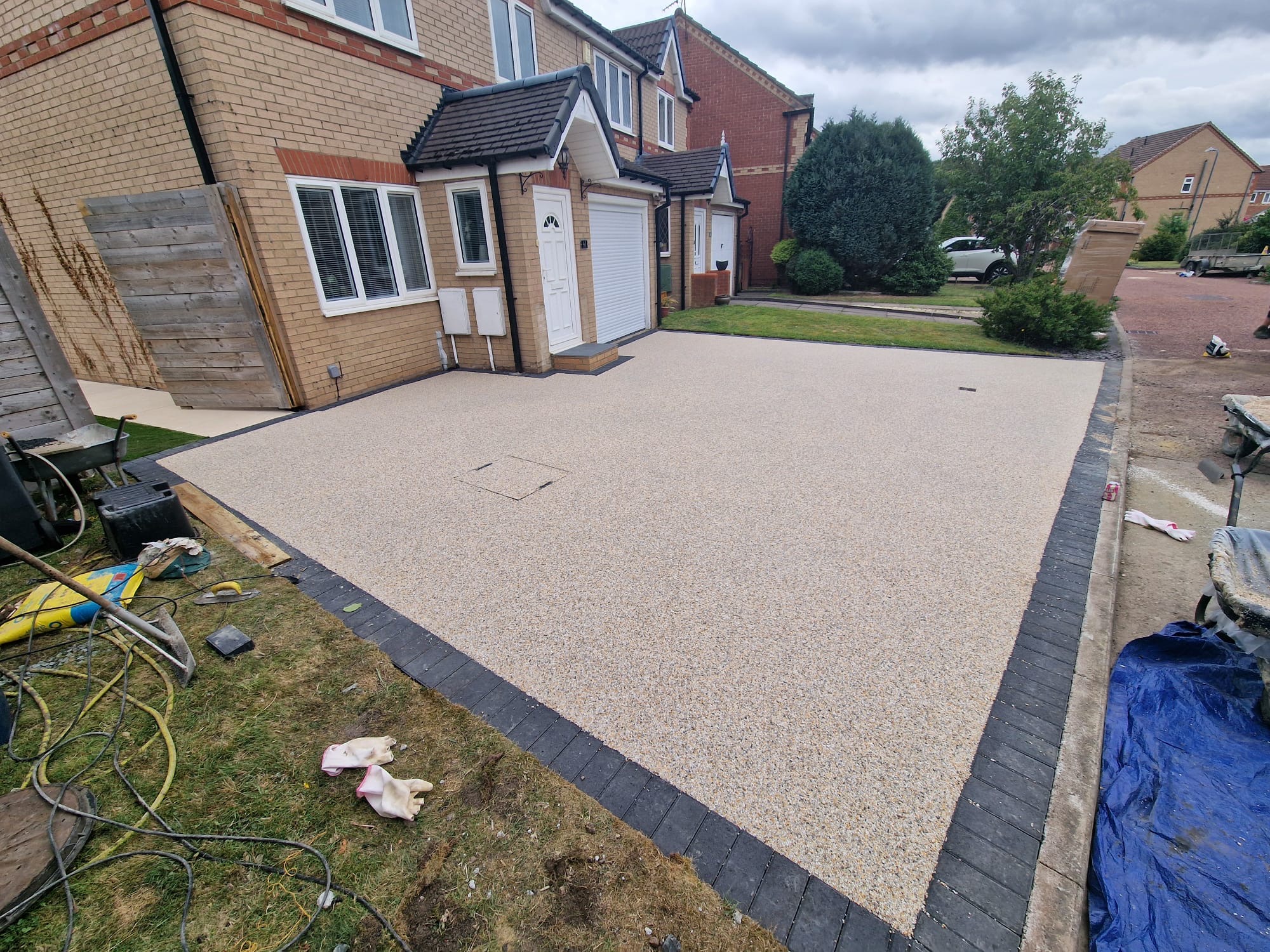Bespoke Resin Pathways installation project example 6 in Hereford