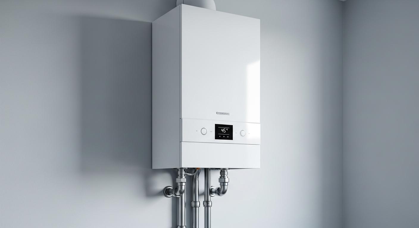 Professional boiler installation