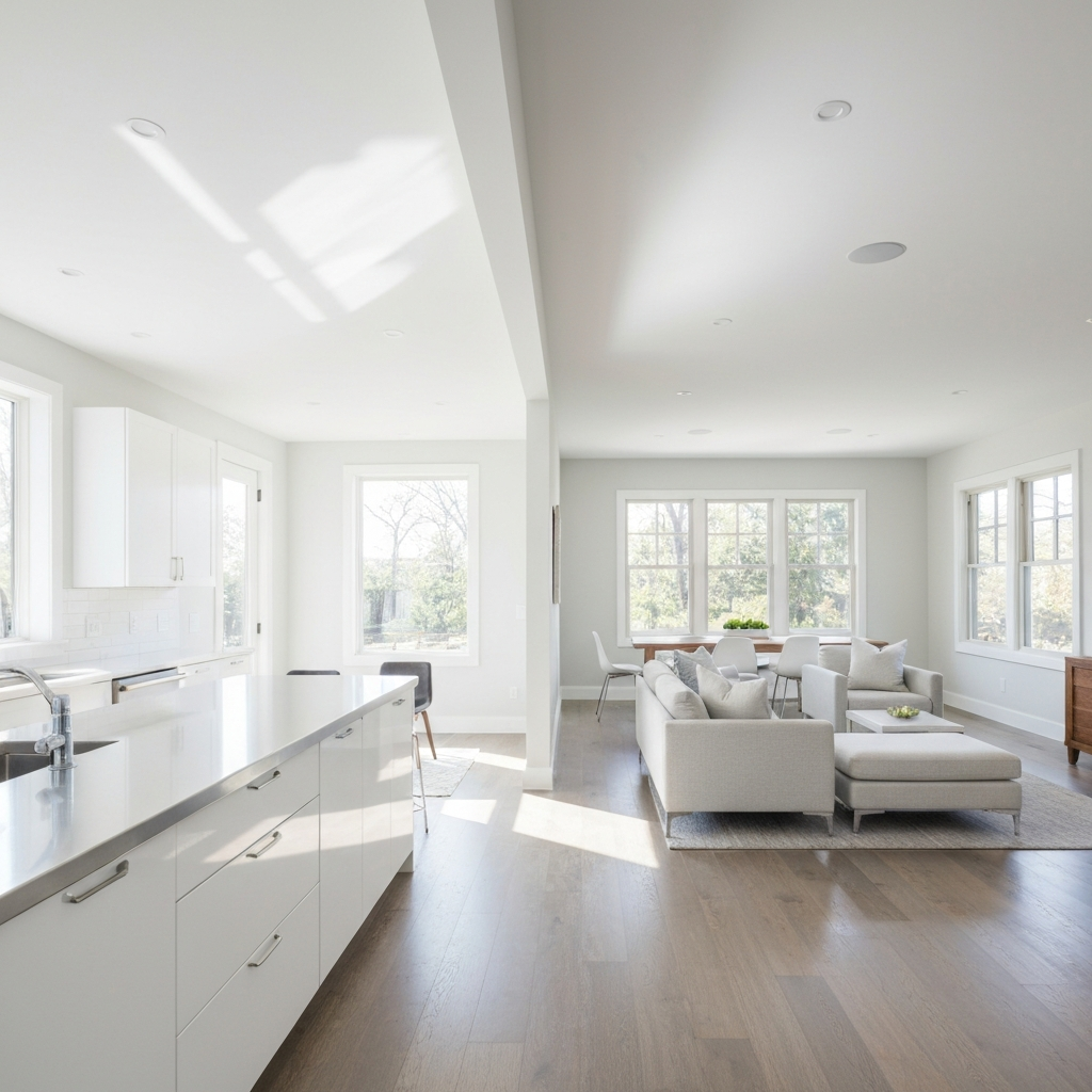 Modern home remodeling project