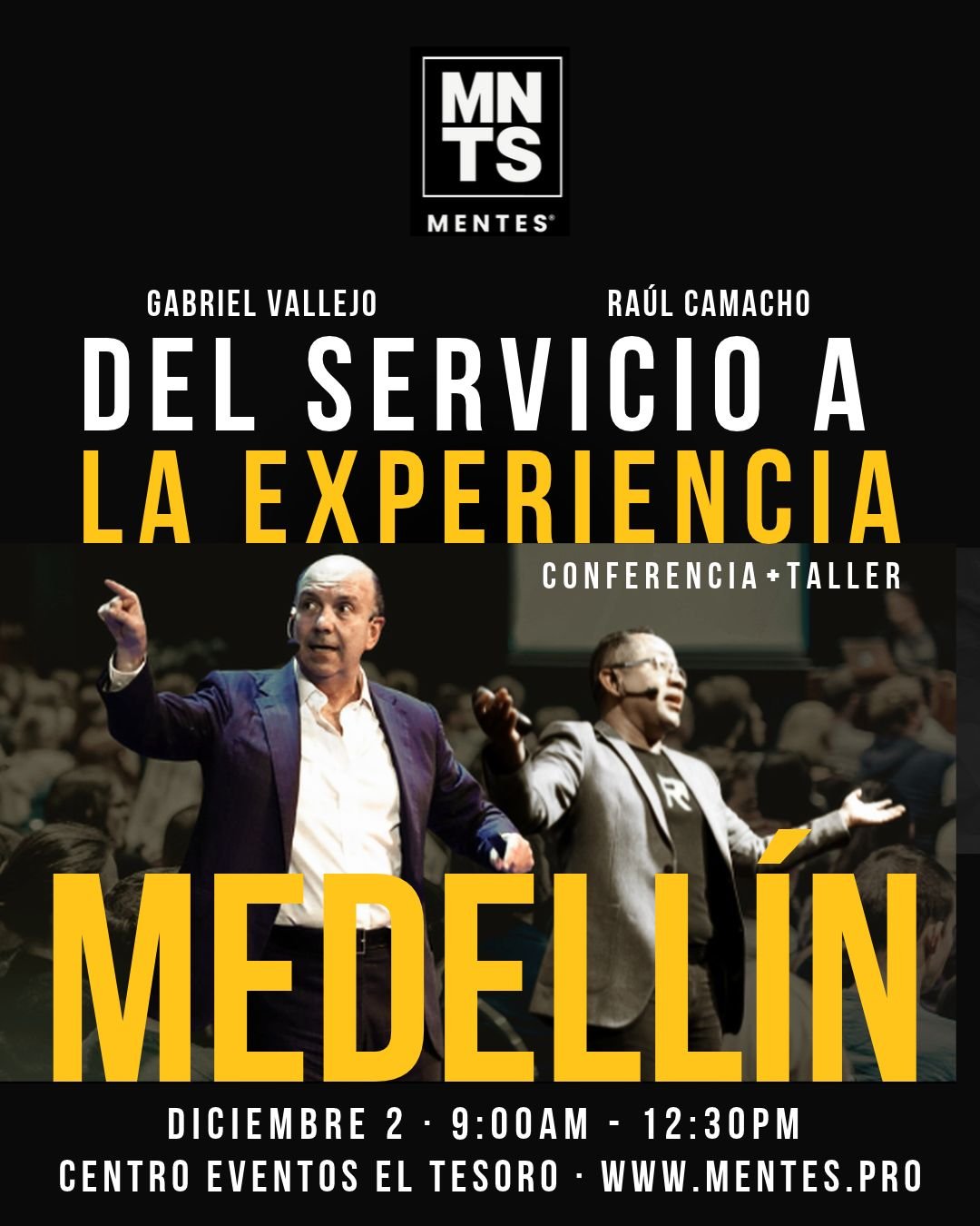 Cartel oficial — Del Servicio a la Experiencia, Medellín