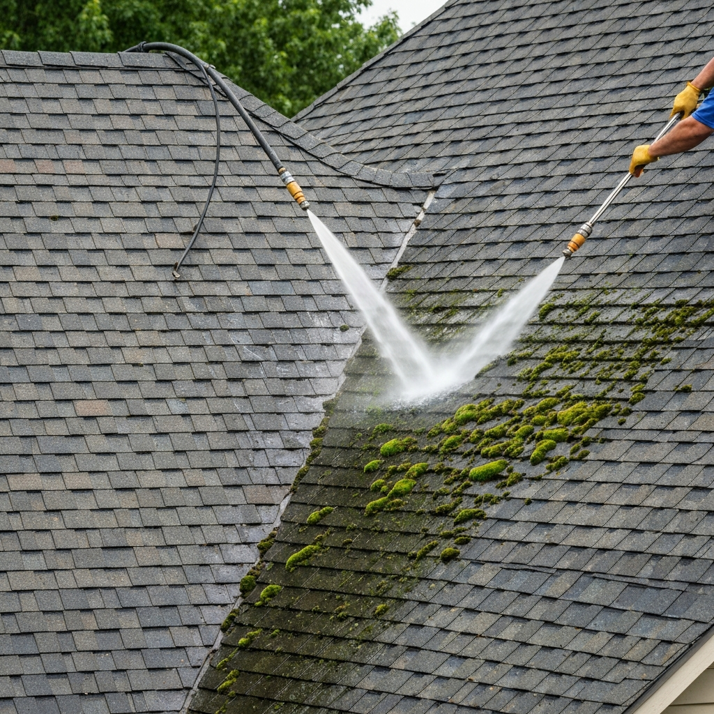Soft Roof Washing
