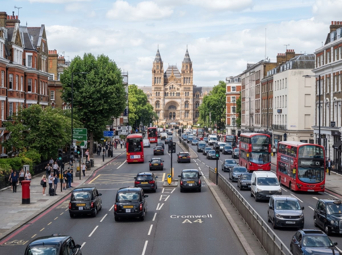 Cromwell Road (A4), Kensington, London