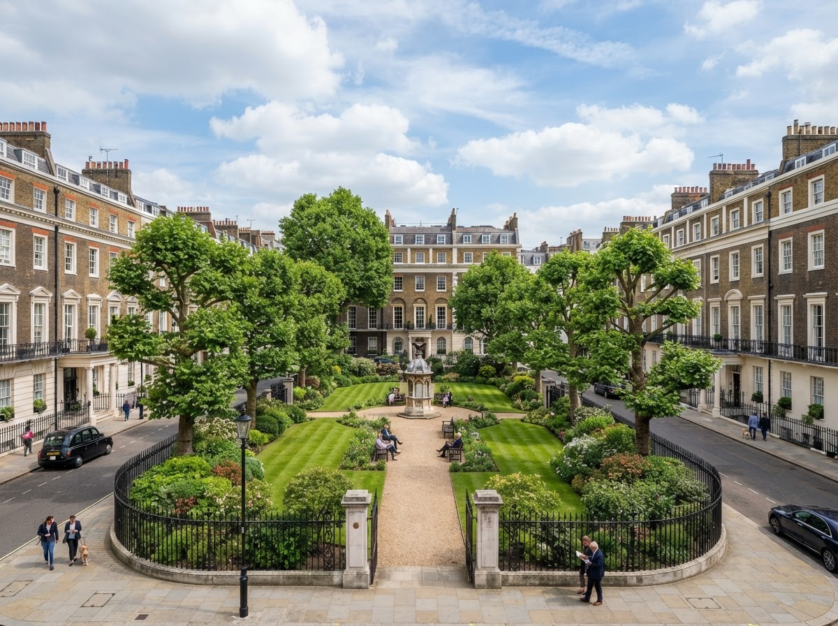 Grosvenor Square, Mayfair, London