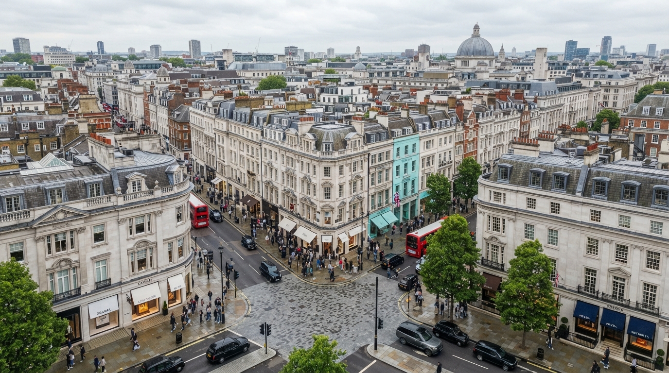 Mayfair, London — exclusive luxury retail neighbourhood