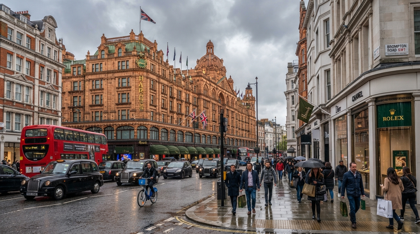 Knightsbridge, London — luxury retail and high-traffic neighbourhood