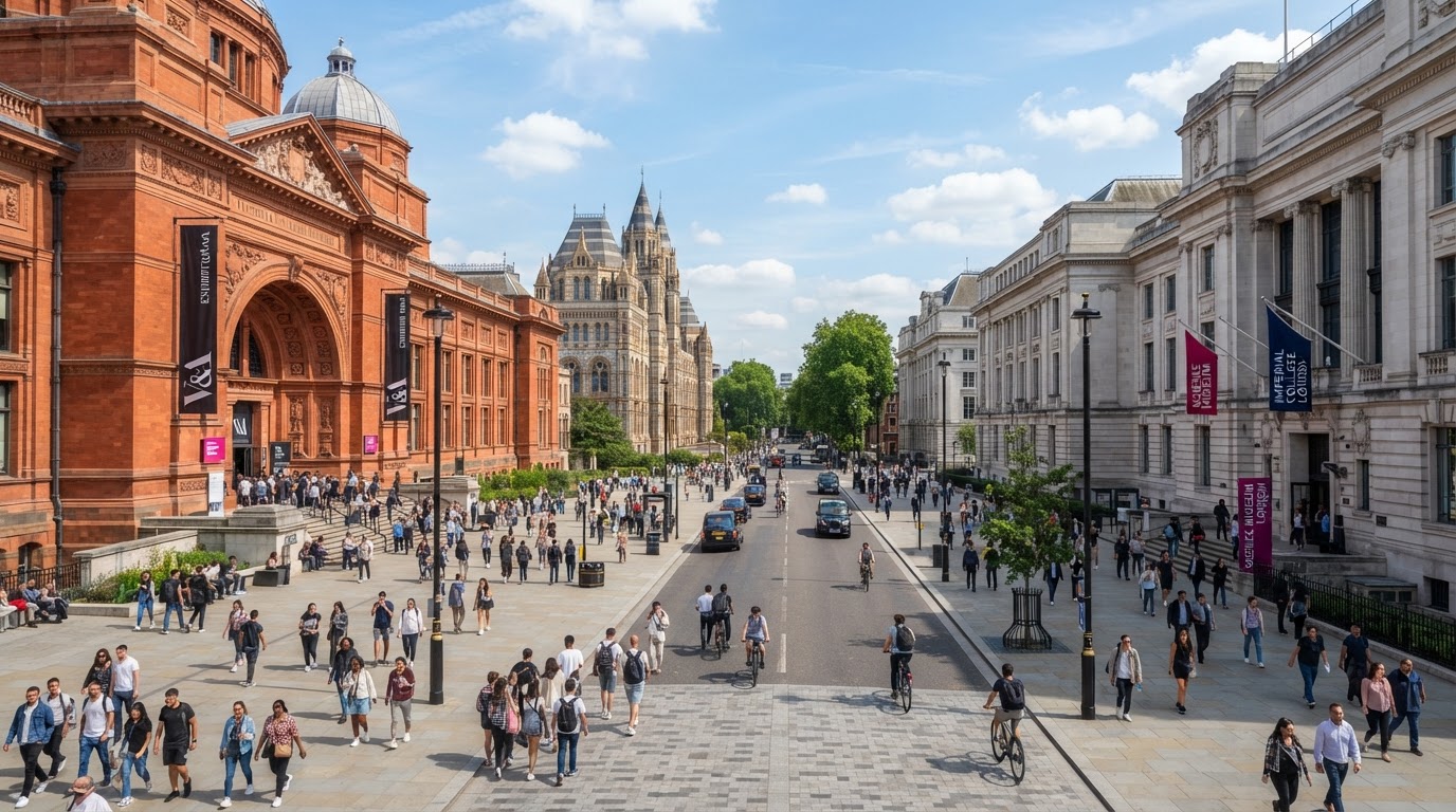 Exhibition Road, Knightsbridge, London
