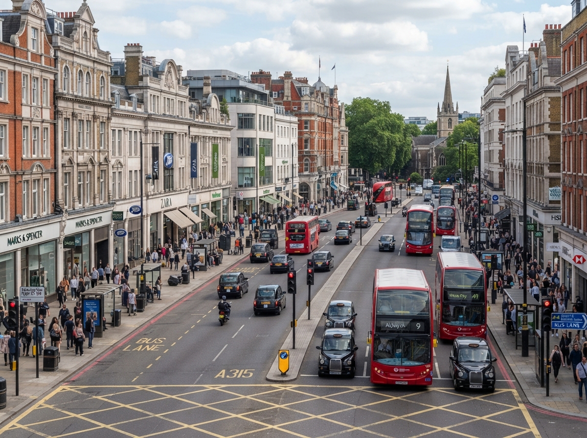 Kensington High Street, Holland Park, London