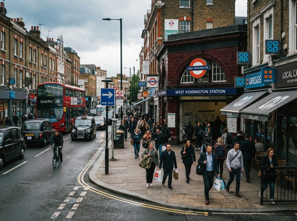 West Kensington Station Area, West Kensington, London