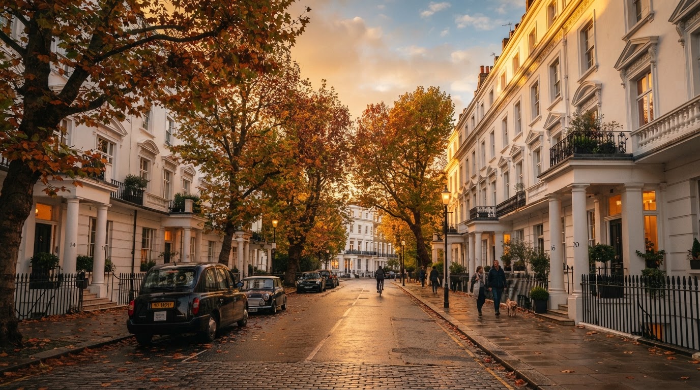 Bayswater, West London — elegant Victorian terraces