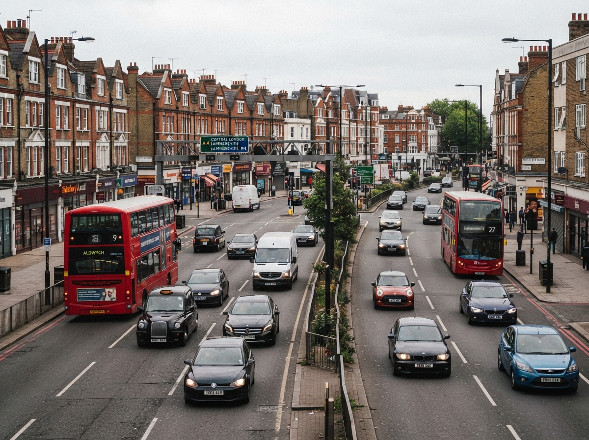 Talgarth Road (A4), West Kensington, London