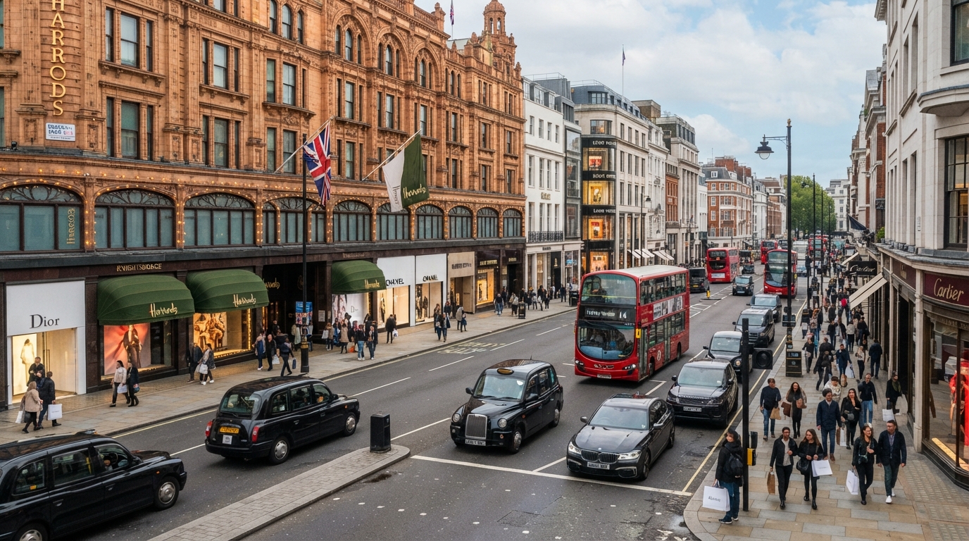 Brompton Road, Knightsbridge, London
