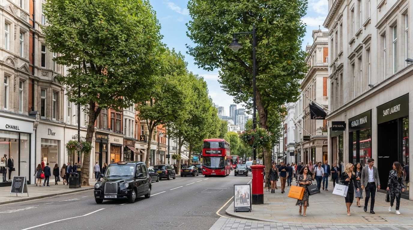 Sloane Street, Knightsbridge, London