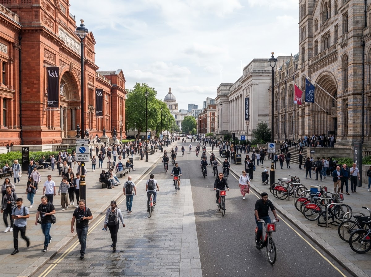 Exhibition Road, Kensington, London