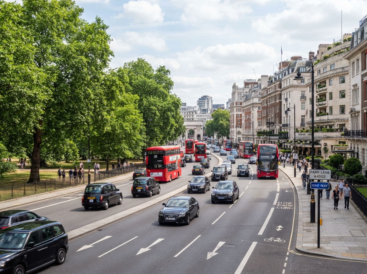 Park Lane (A4202), Mayfair, London