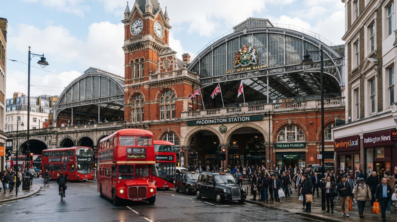 Paddington, London — busy connected West London neighbourhood