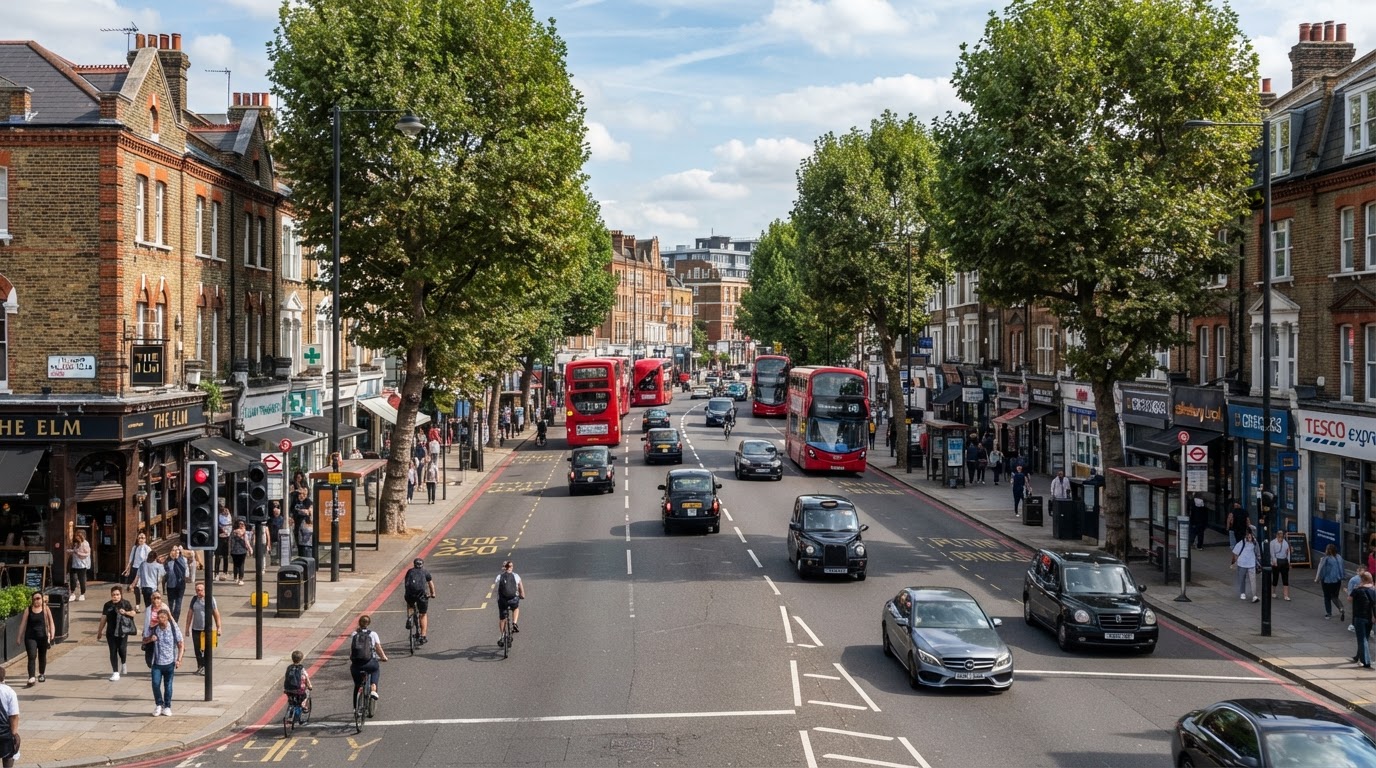 Fulham Palace Road, Fulham, London