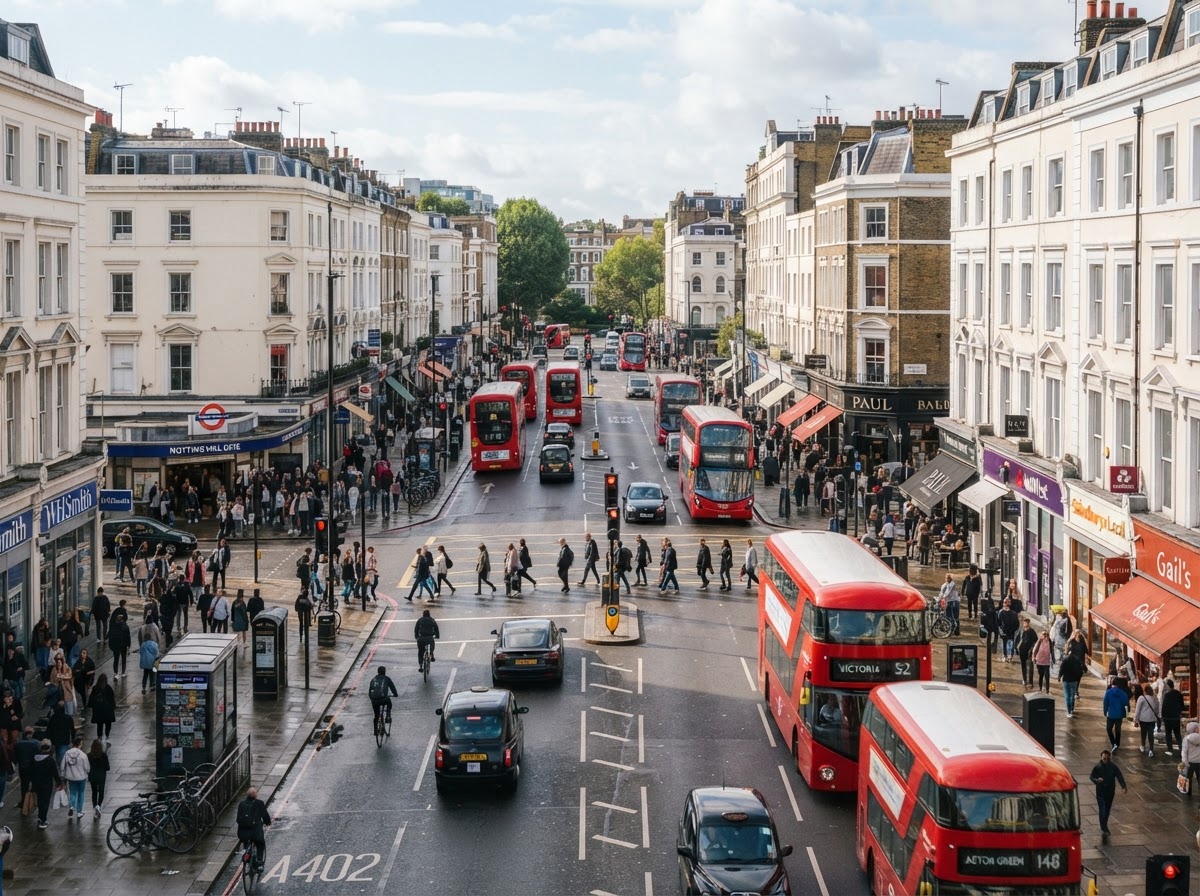 Notting Hill Gate, Holland Park, London