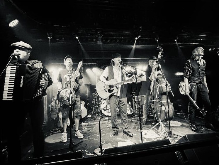 Band on stage