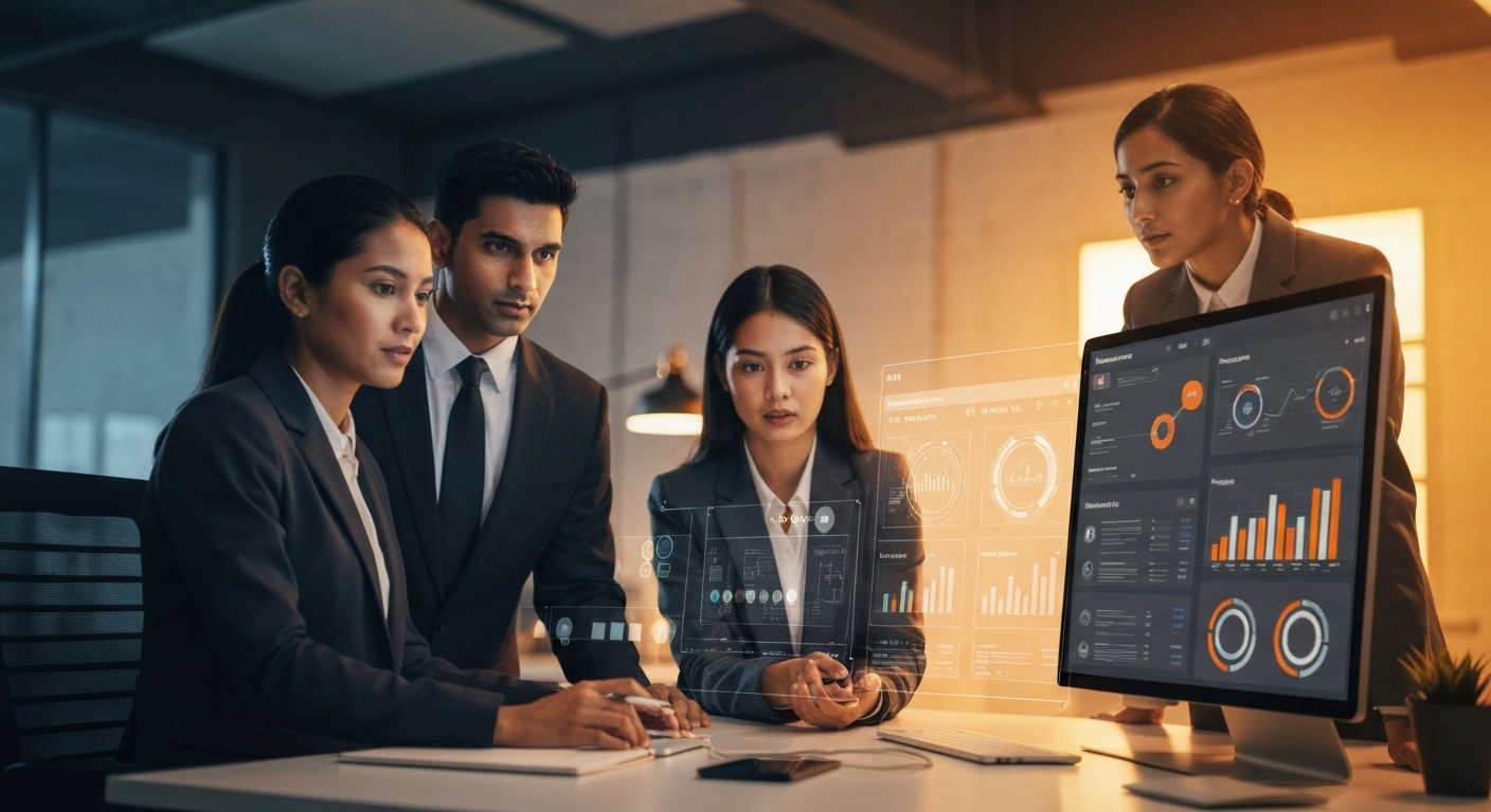 AI automation dashboard with workflow analytics