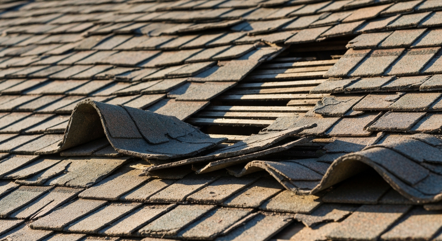 Emergency roof tarping and storm damage