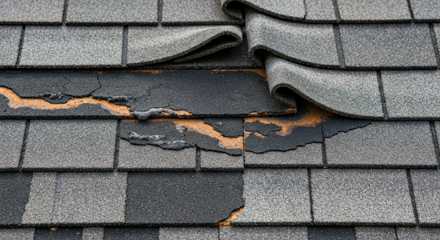 Worn out roof in Alabama