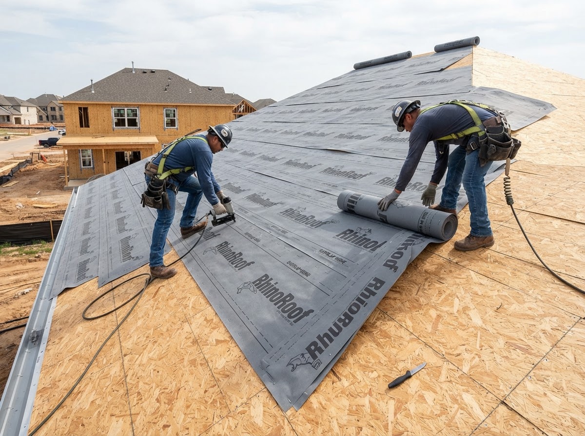 Underlayment installation