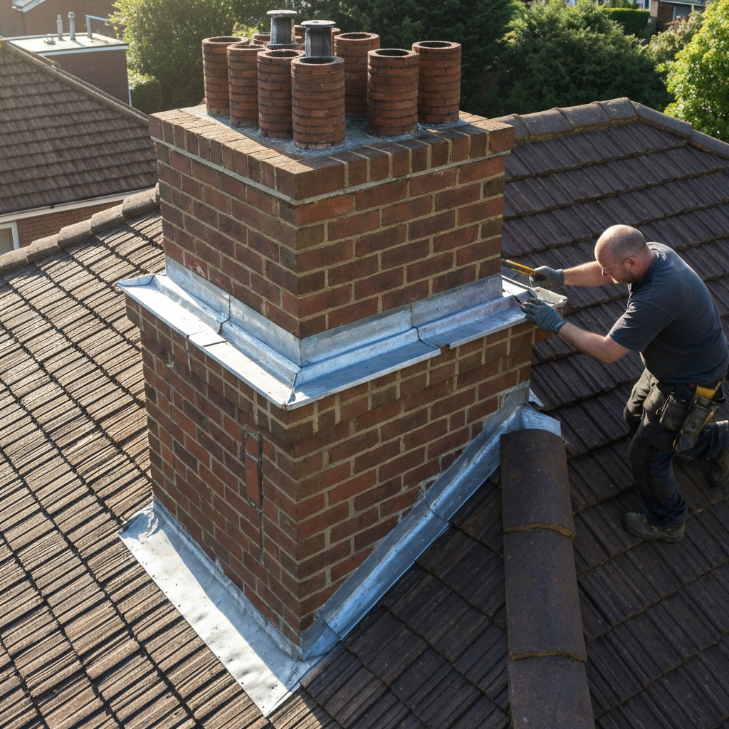 Chimney Flashing Rebuild