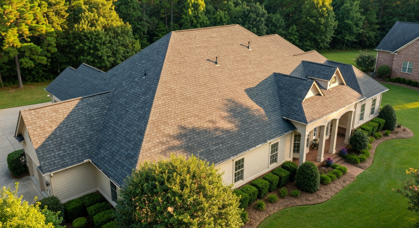 New roof replacement installation in Central Alabama