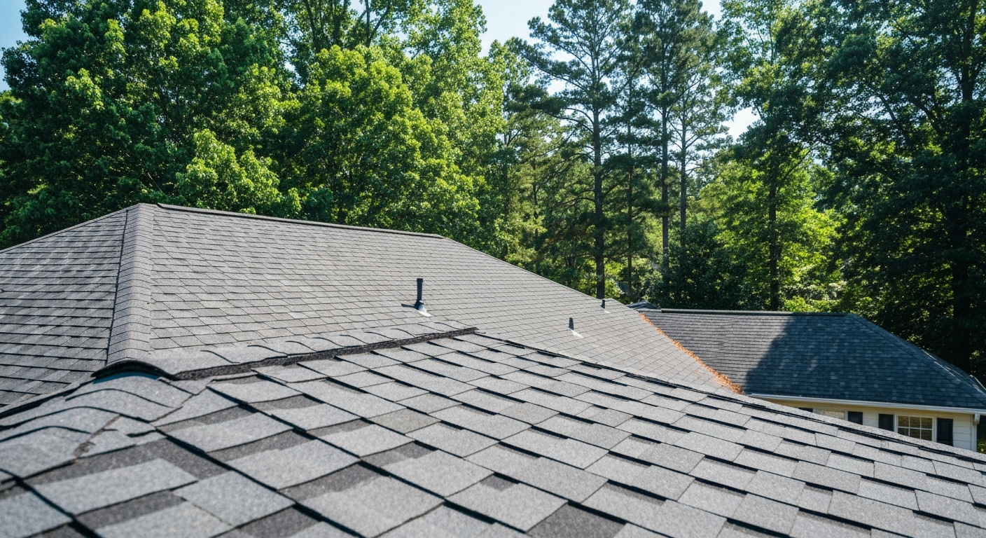 Pristine, well-maintained residential roof in Alabama