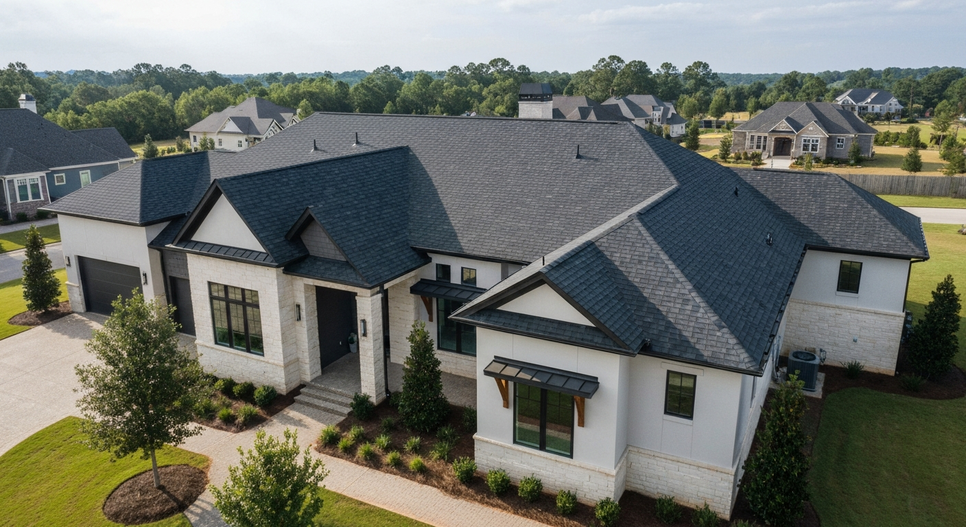 Beautiful Alabama home with a new architectural shingle roof