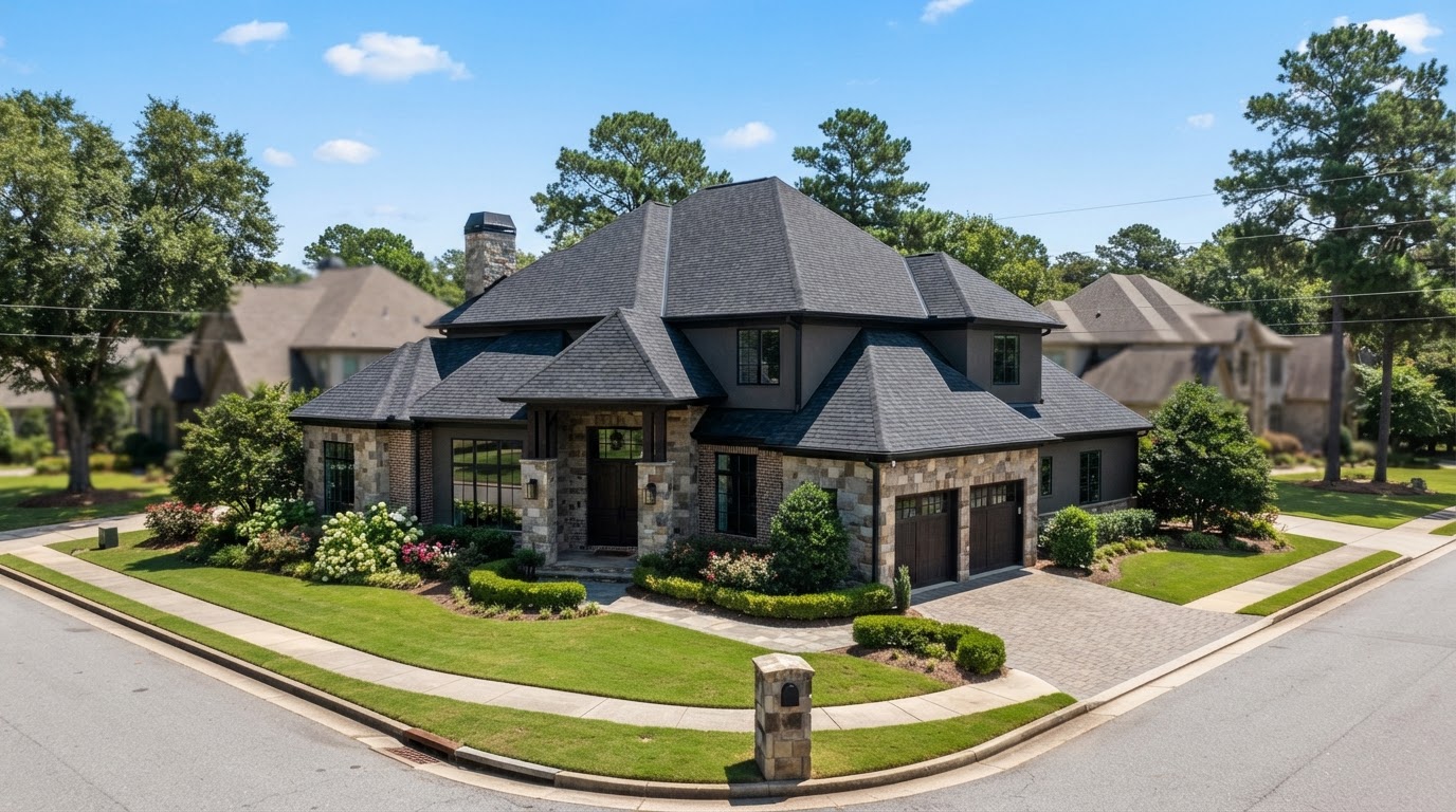 Custom Home Roofing Project in Montgomery